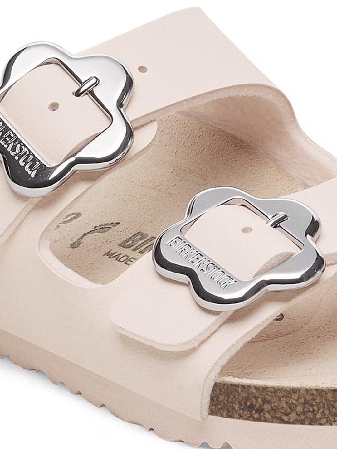 Birkenstock Arizona Flower Buckle sandali kids rosa