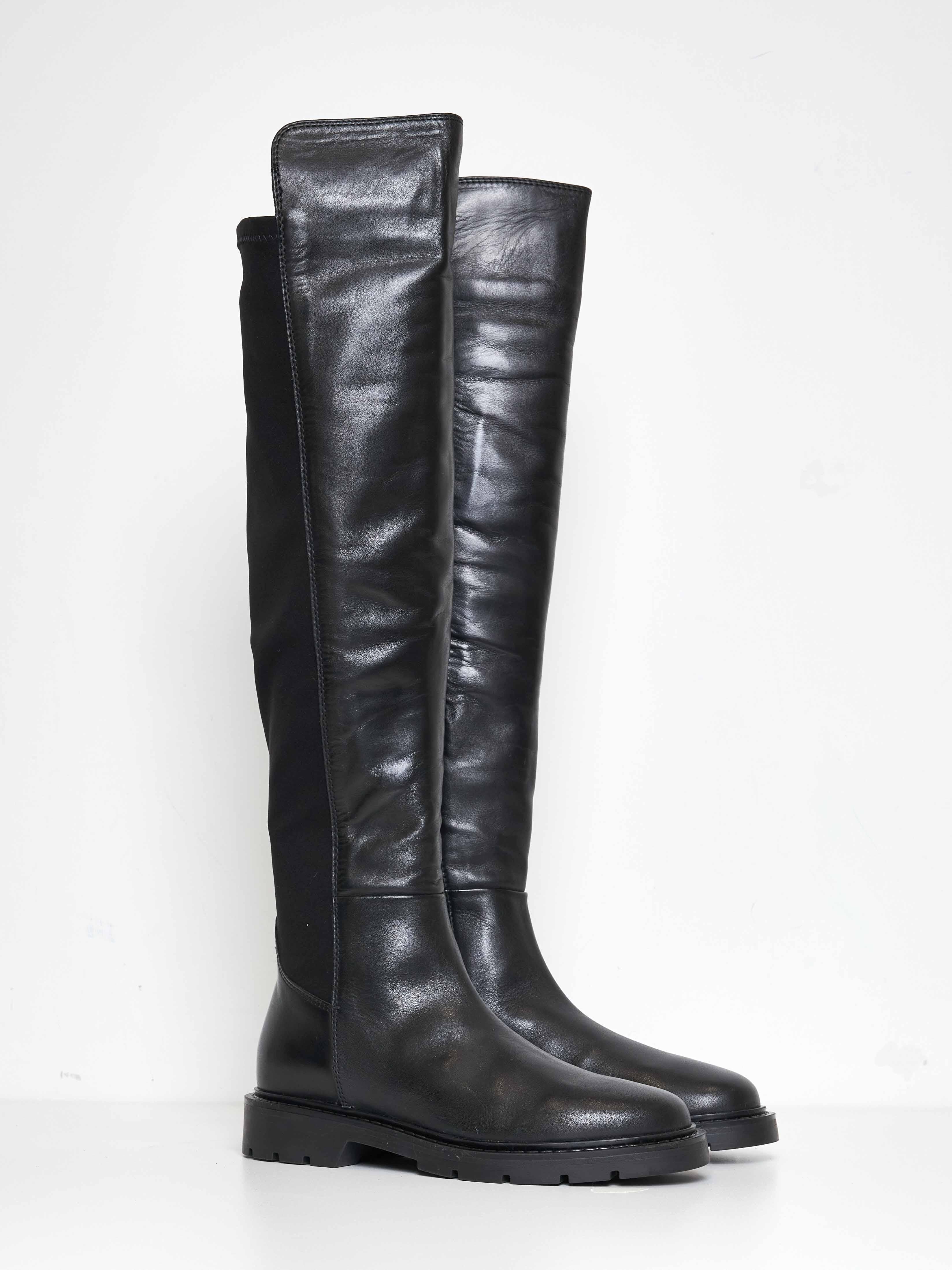 Carmens Brit Stretch stivali nero alti<BR/>