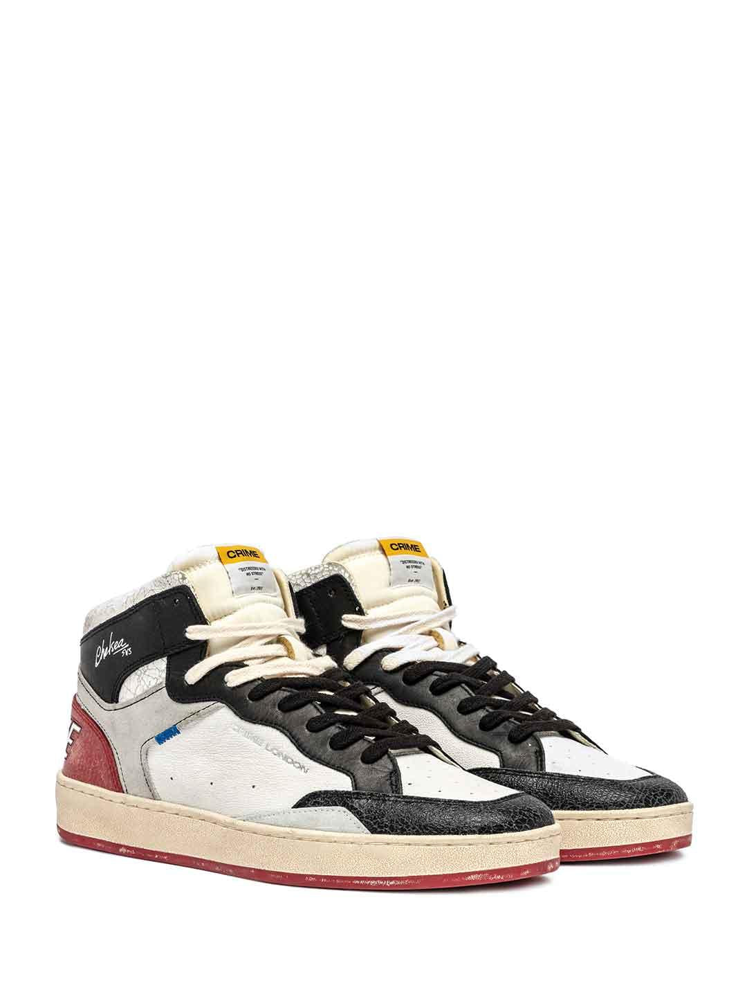 Crime Chelsea Mid sneakers bianco