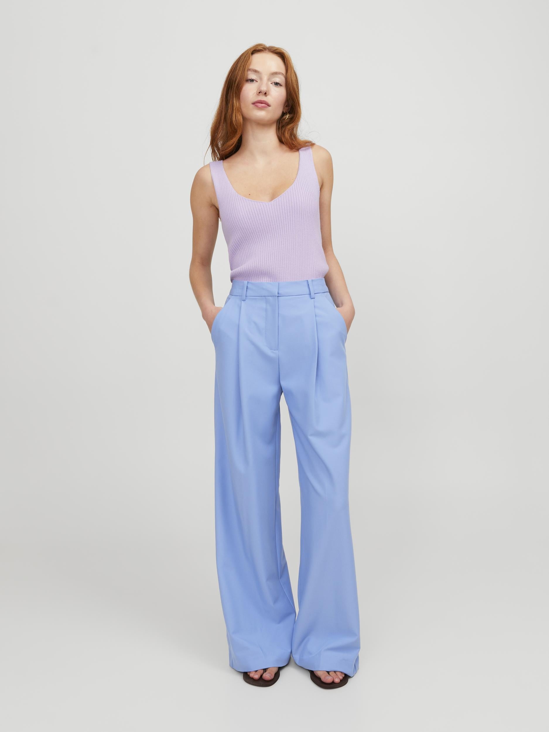 JJXX Ellis pantaloni celeste wide