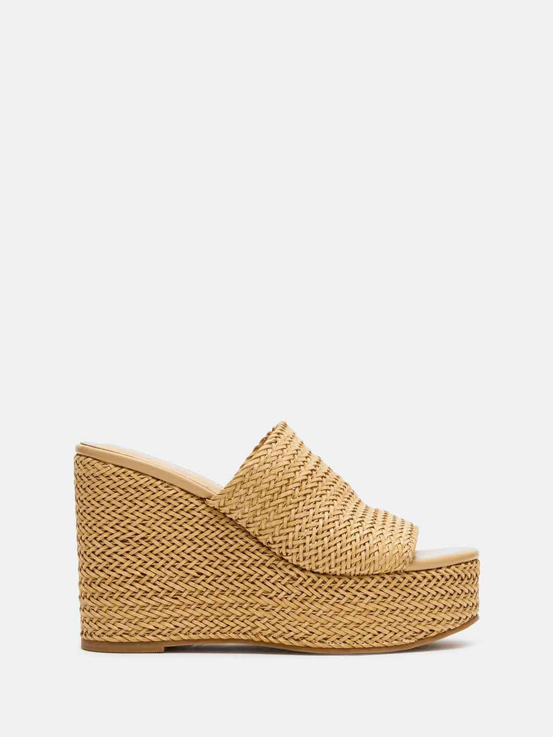 Steve Madden Cassi sabot beige in rafia