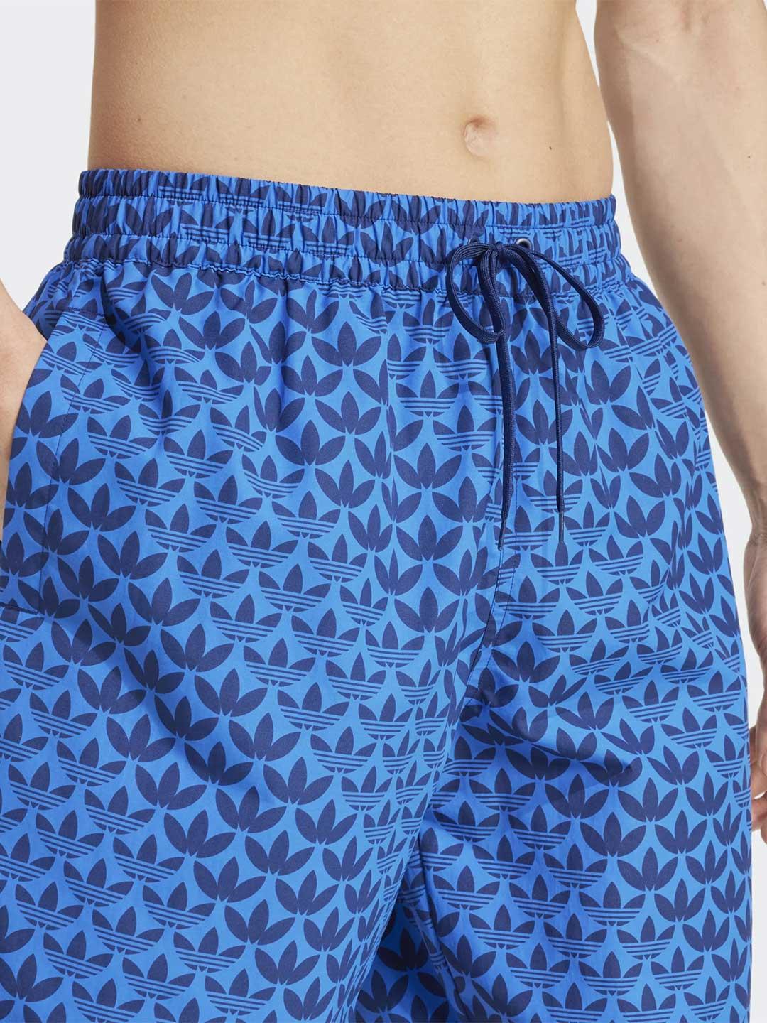 Adidas costume blu monogram