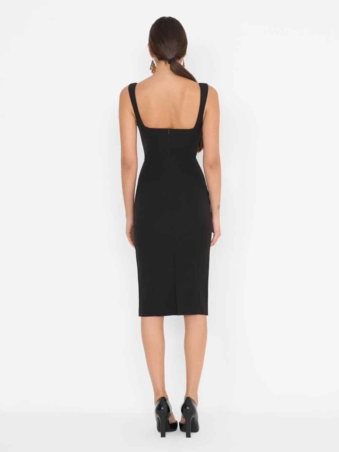 Silence Perfect abito nero a tubino