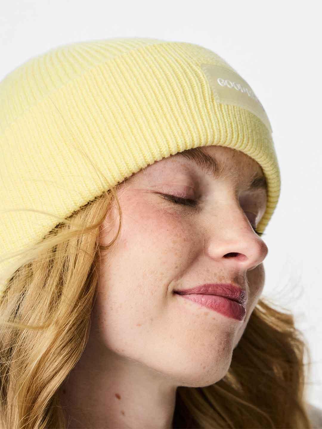 Pieces cappello giallo Good Mood