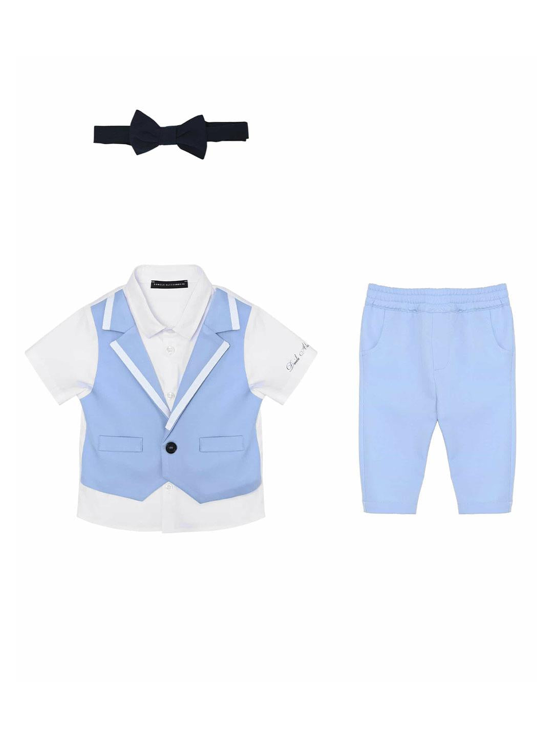 Daniele Alessandrini abito kids celeste