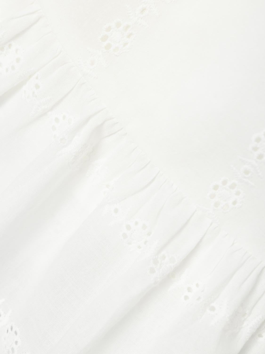 Name It top kis bianco con ricami