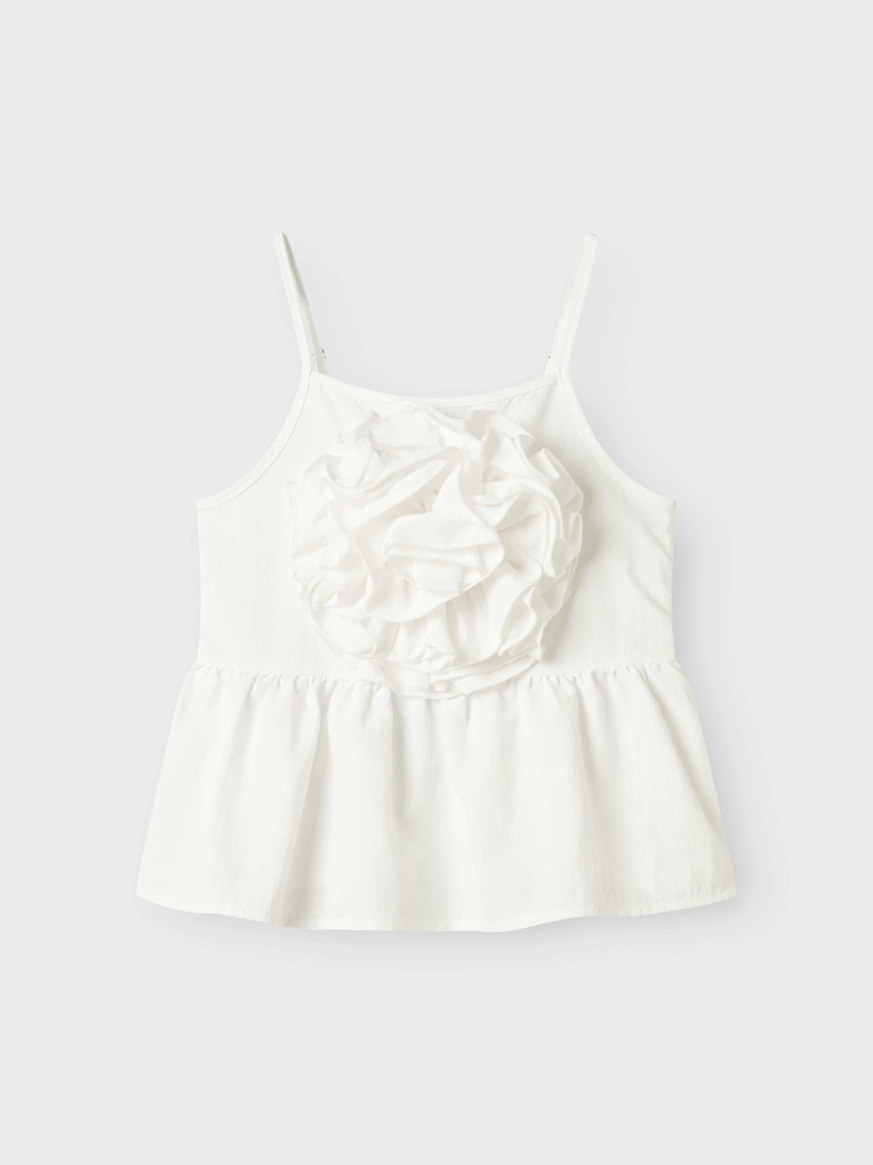 Name It top kids bianco con fiore