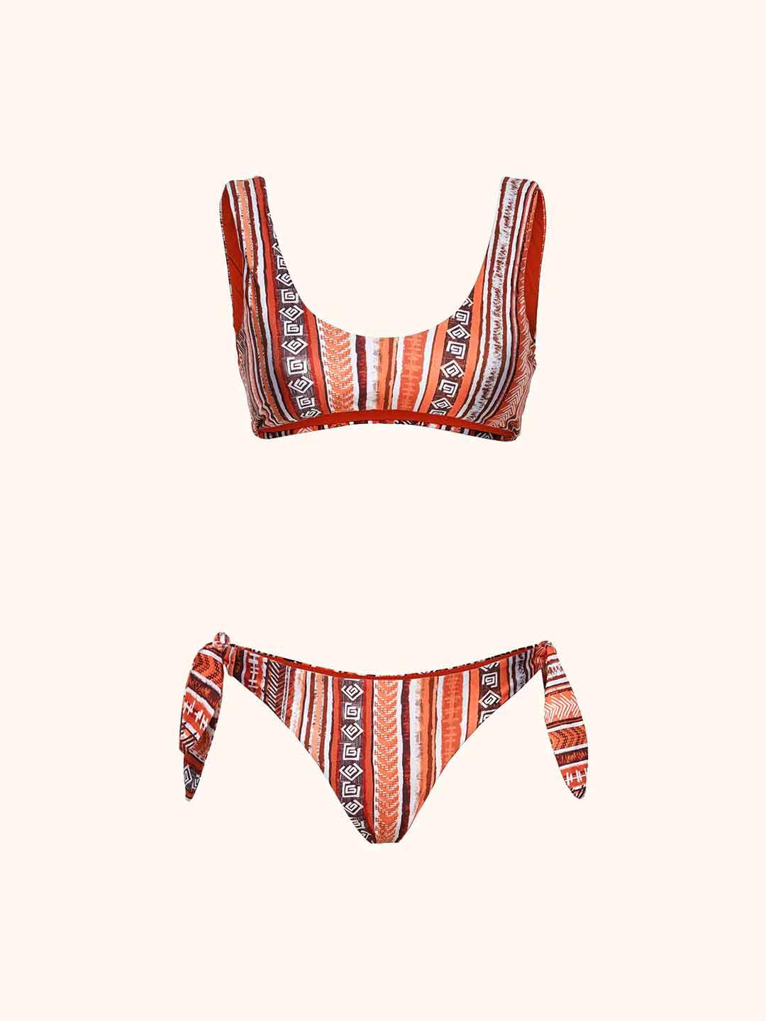 Me Fui costume arancio top