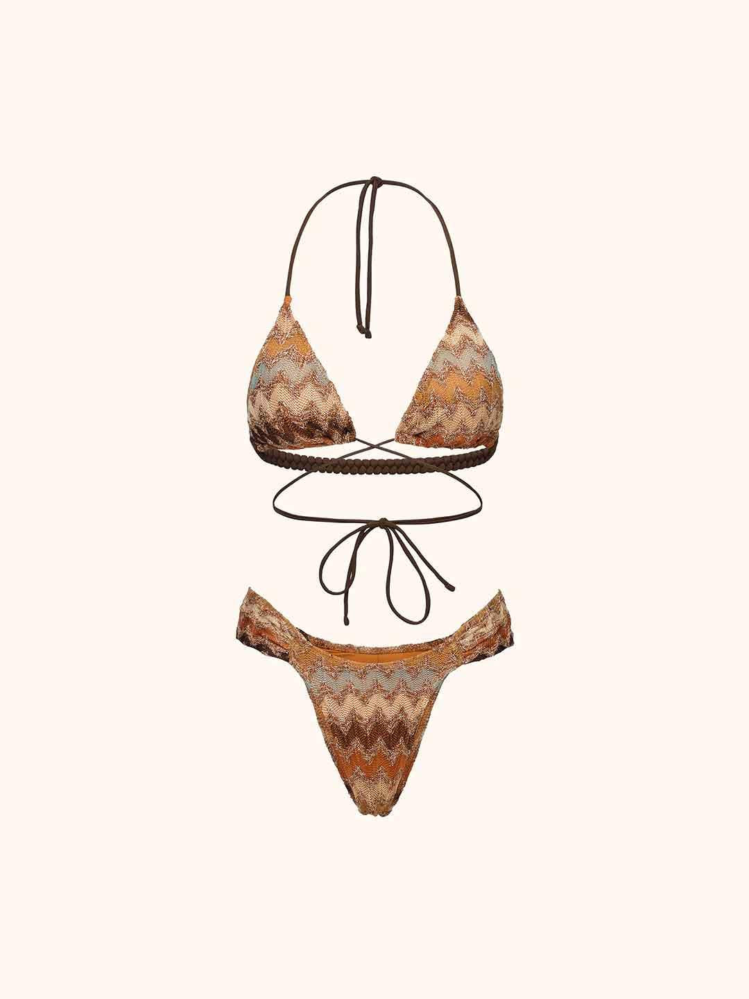 Me Fui costume marrone a triangolo