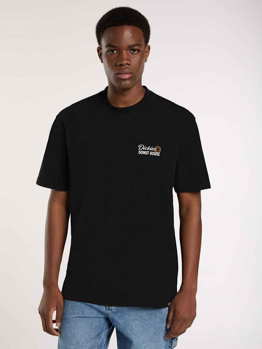 Dickies Donut House t-shirt nero con stampa retro