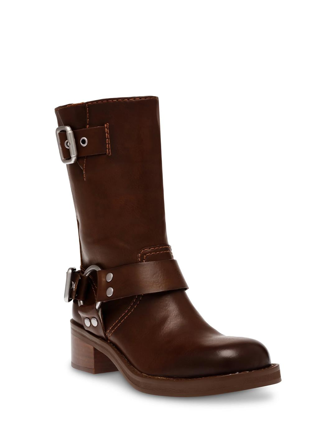 Steve Madden En-Route anfibio marrone con fibbia