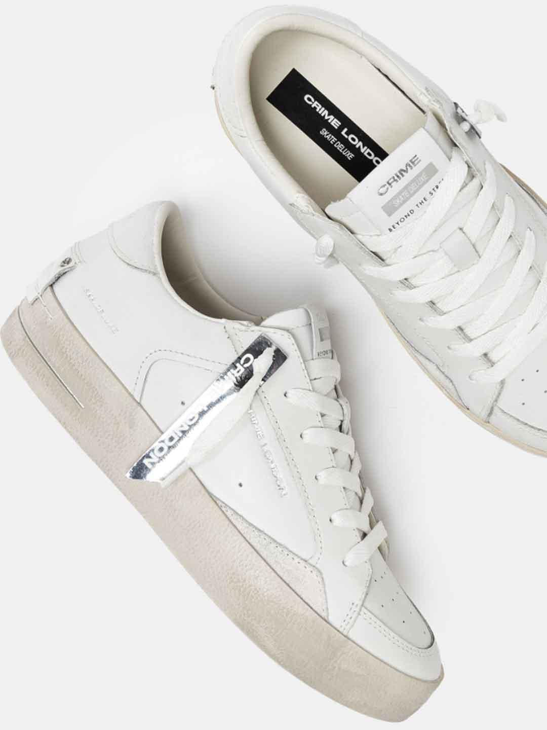 Crime Sk8 Deluxe sneakers bianco