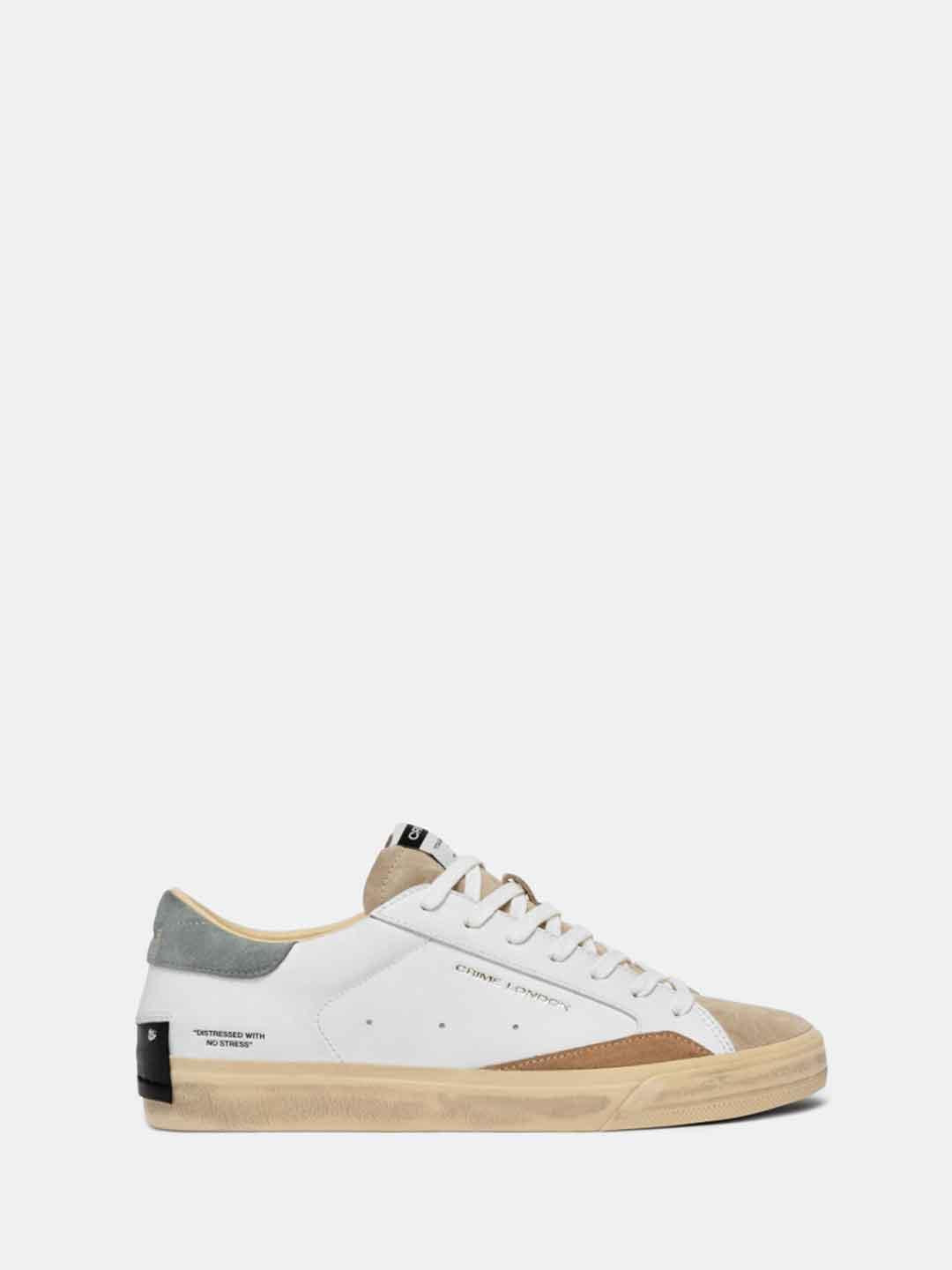 Crime Distressed 2.0 sneakers bianco