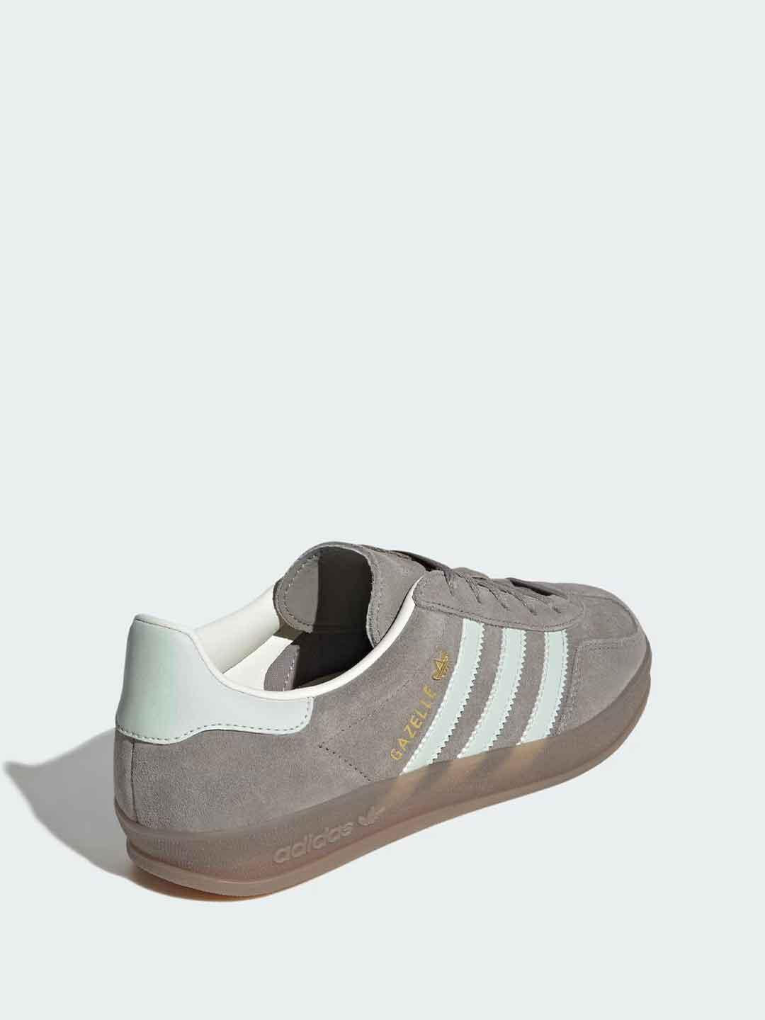 Adidas Gazelle Indoor sneakers fango e verde acqua