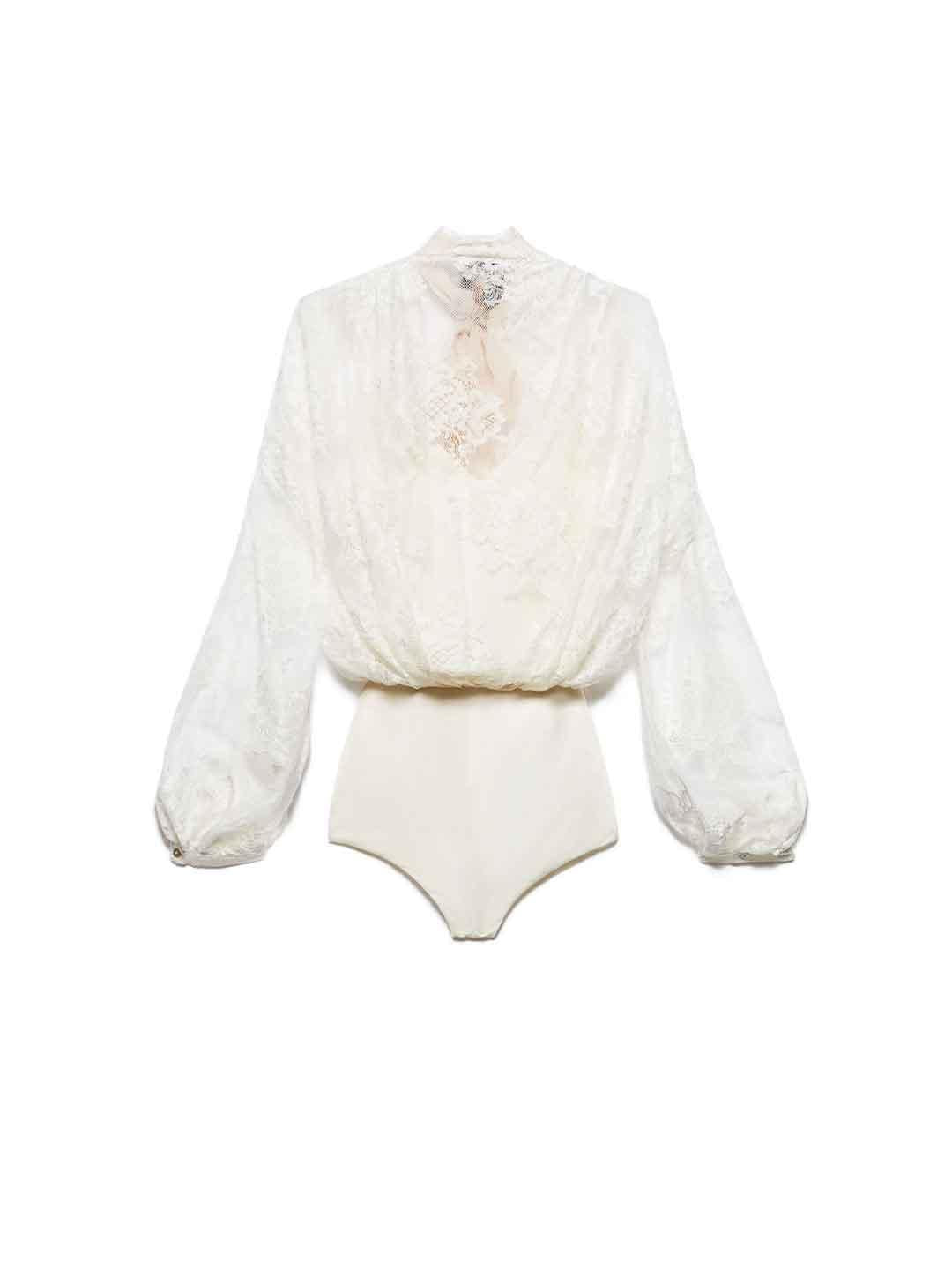 Aniye By Tamara body bianco in pizzo