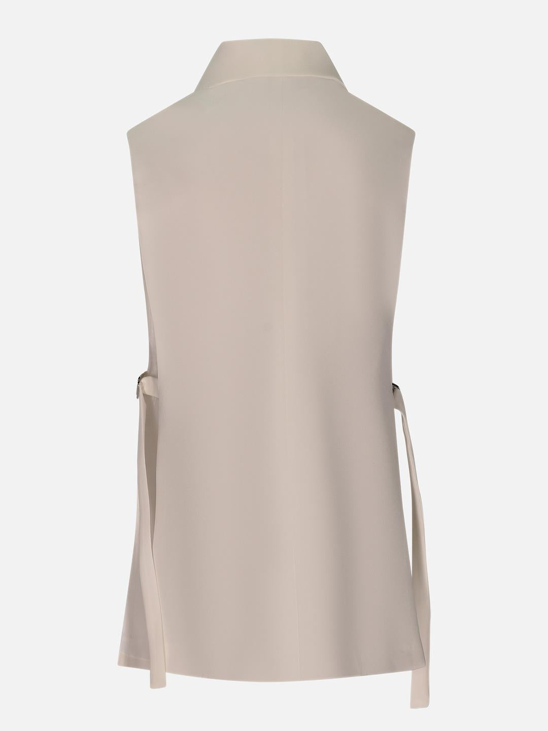 Marc Ellis gilet kids bianco lungo