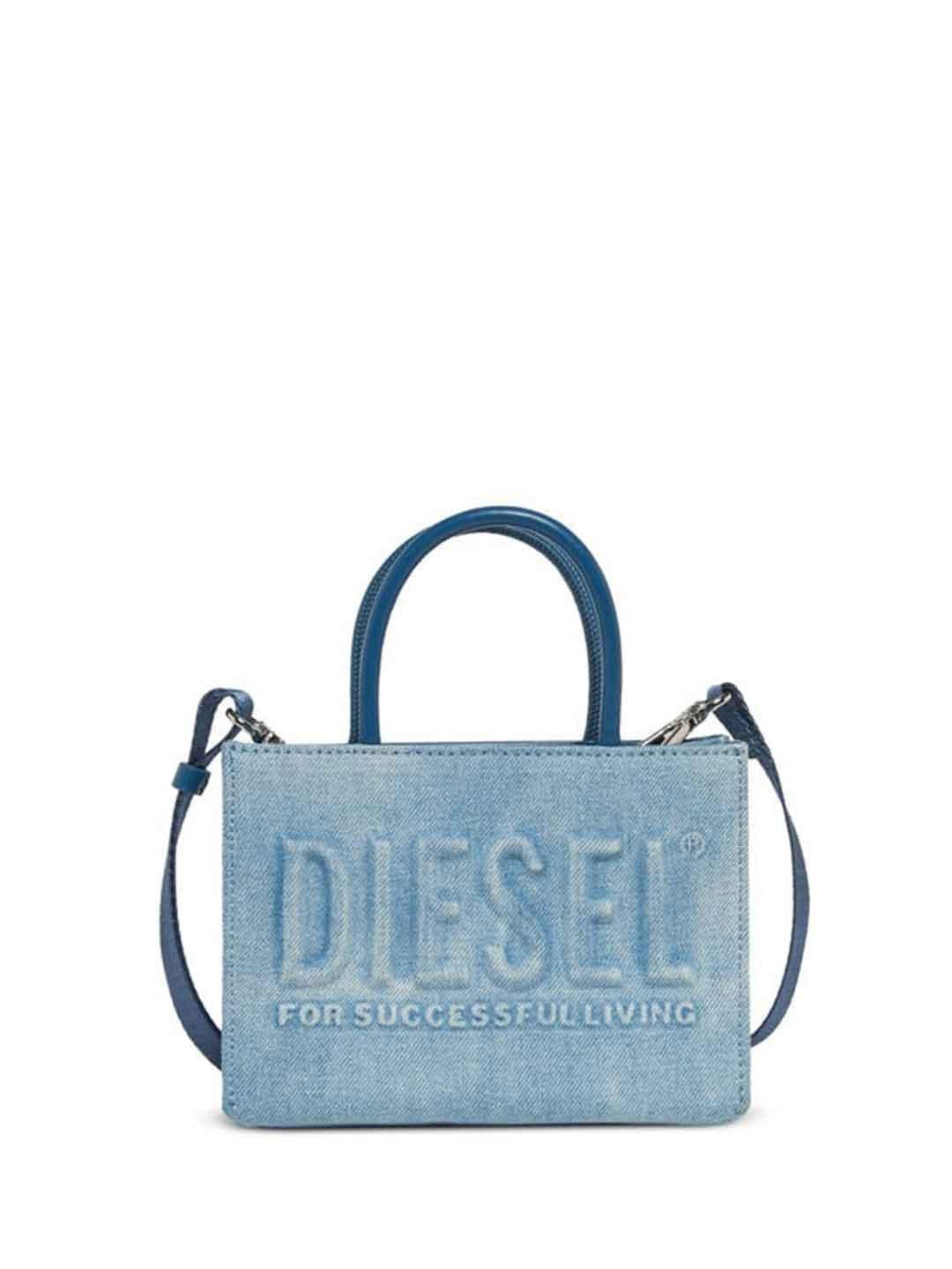 Diesel 3D borsa in jeans mini