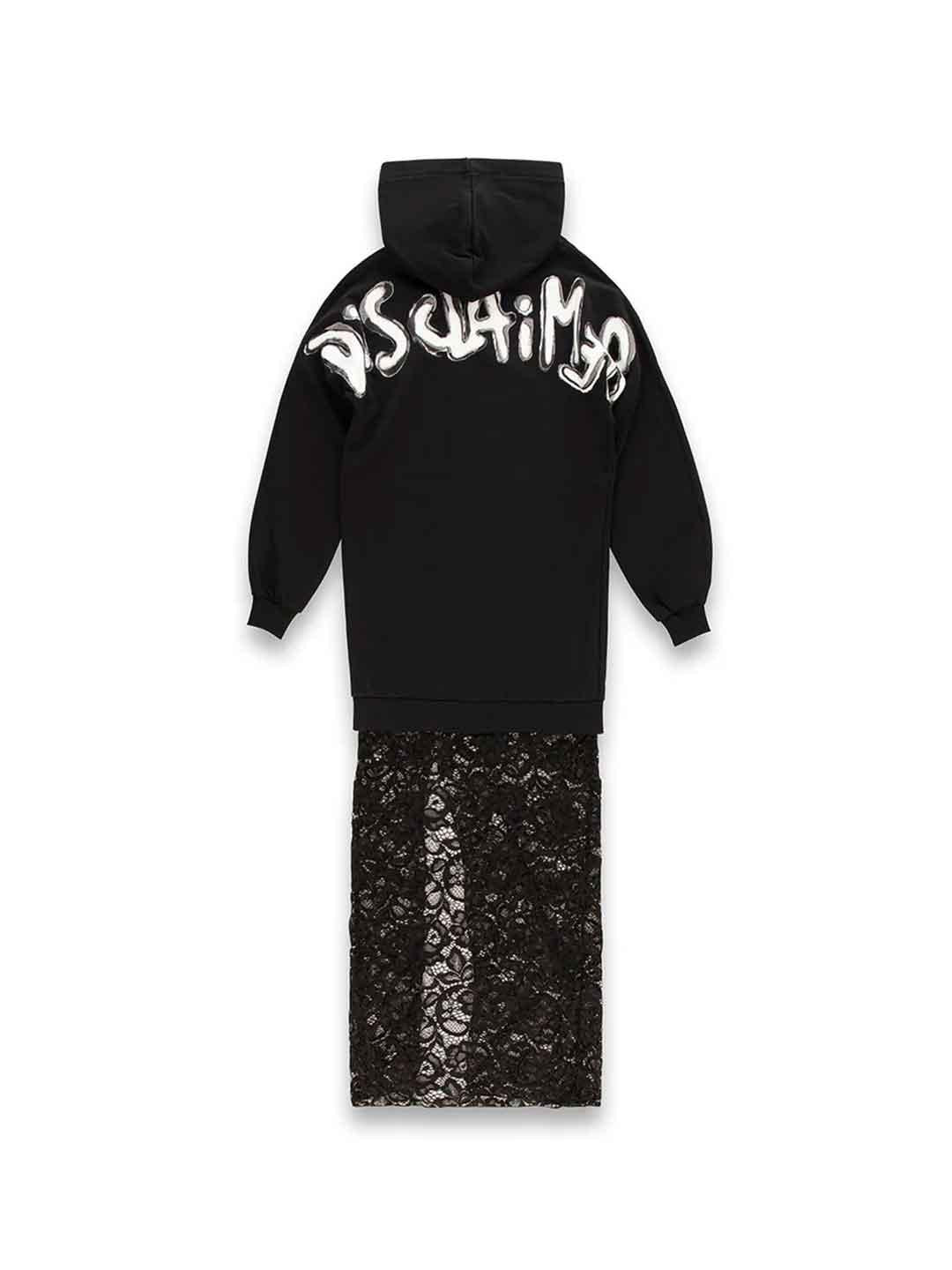 Disclaimer abito nero in pizzo